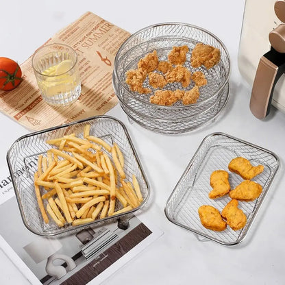 RVS airfryer-rek uit de Airfryer-set